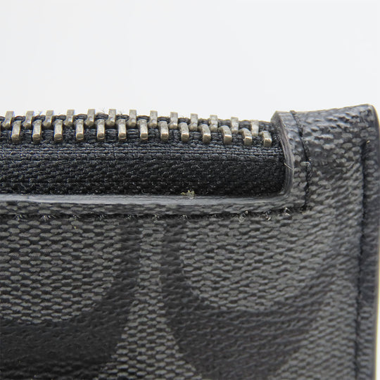 COACH Clutch bag F29508 Leather, PVC black mens Used Authentic