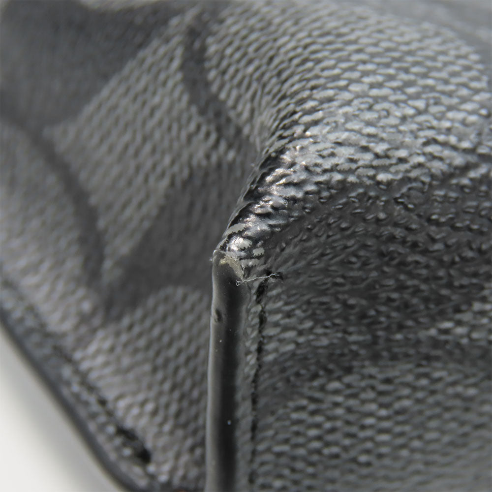 COACH Clutch bag F29508 Leather, PVC black mens Used Authentic