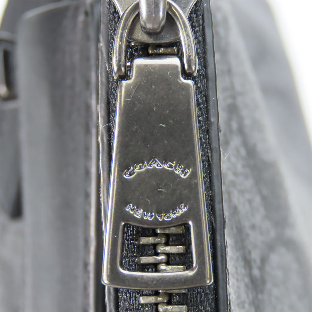 COACH Clutch bag F29508 Leather, PVC black mens Used Authentic