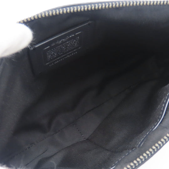 COACH Clutch bag F29508 Leather, PVC black mens Used Authentic