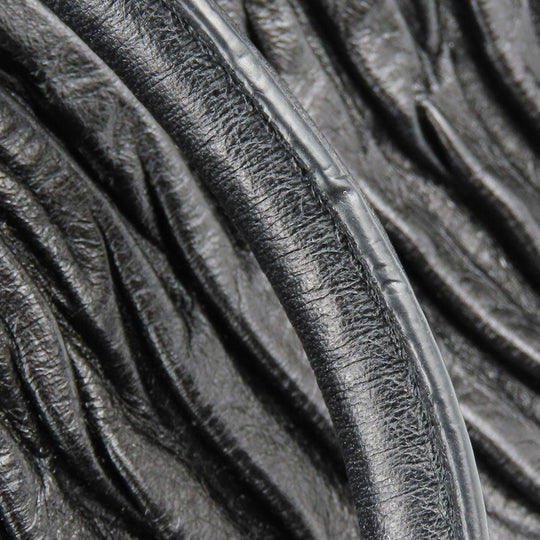 COACH Handbag F28541 leather black Madison Gathered Sophia Women Used Authentic