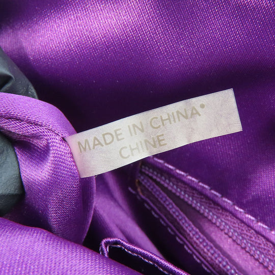 COACH Handbag F28541 leather black Madison Gathered Sophia Women Used Authentic