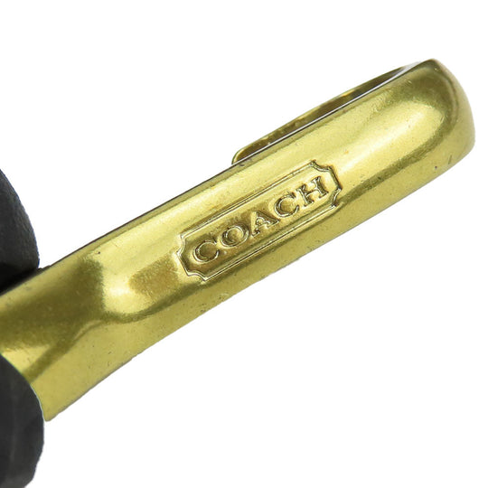 COACH Handbag F28541 leather black Madison Gathered Sophia Women Used Authentic