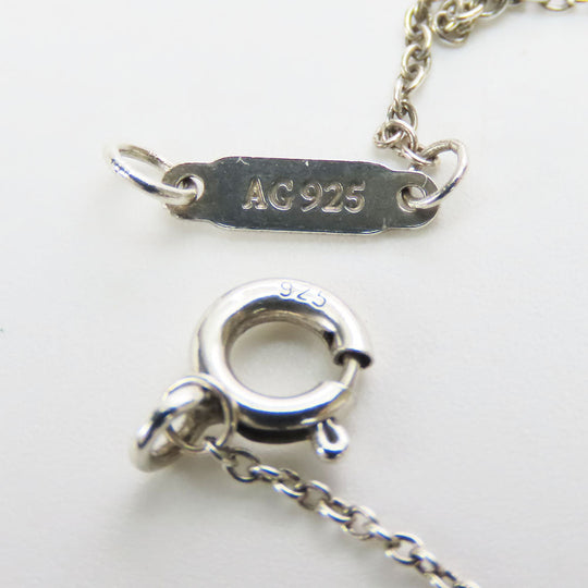 TIFFANY&Co. Necklace Silver925 Silver Return to Women Used Authentic