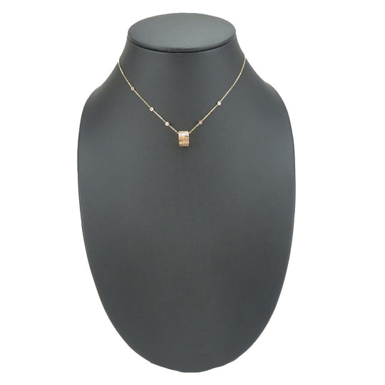 GUCCI Necklace K18 Pink Gold, Pink Sapphire Pink gold Star dust icon Women Used Authentic