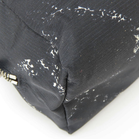 CHANEL Pouch Nylon black Travel line Women Used Authentic