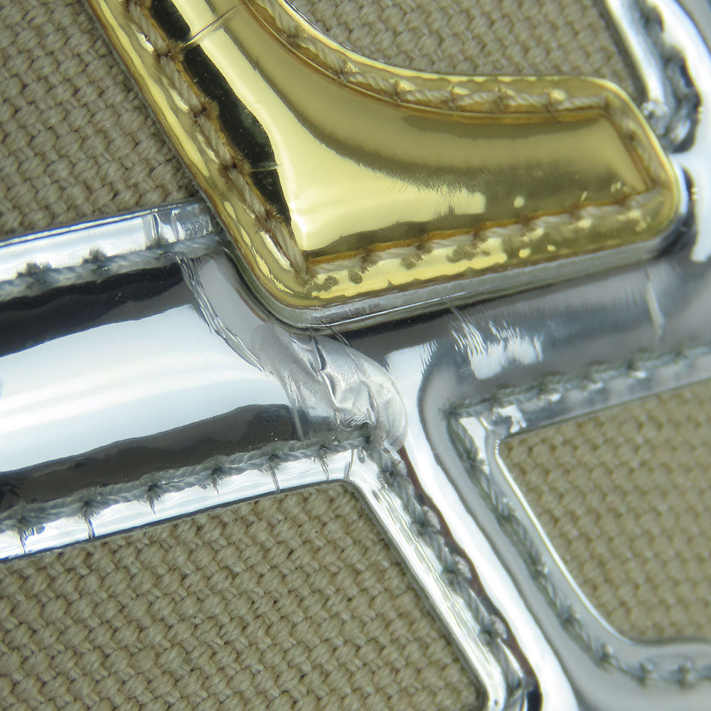 LOUIS VUITTON Tote Bag M95468 Cotton canvas beige That's Love PM Women Used Authentic