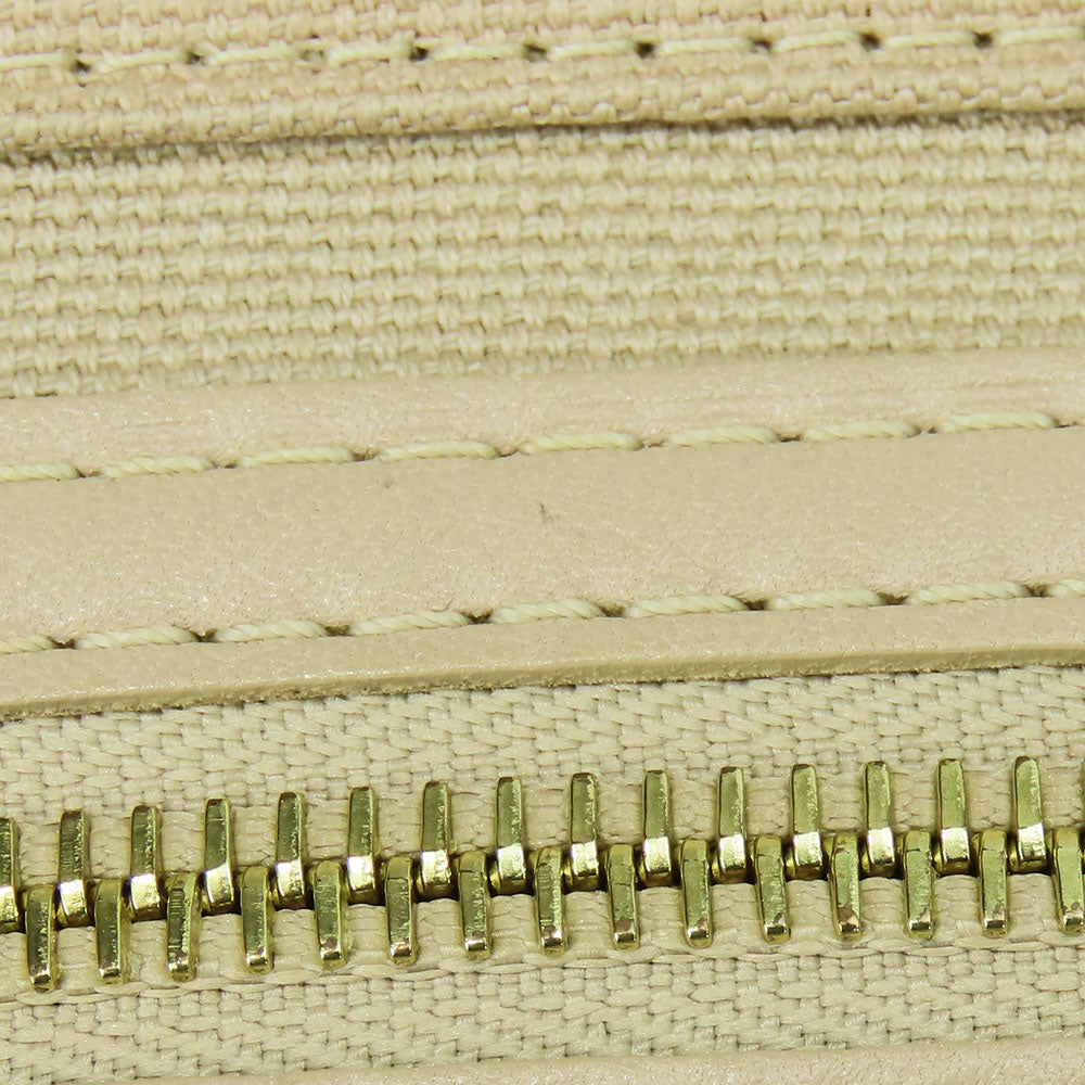 LOUIS VUITTON Tote Bag M95468 Cotton canvas beige That's Love PM Women Used Authentic