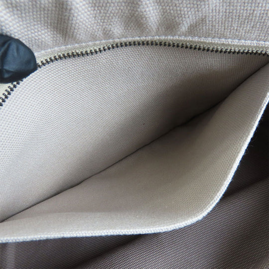 COACH Tote Bag CJ486 Canvas, Smooth Leather beige Tote 38 Women Used Authentic