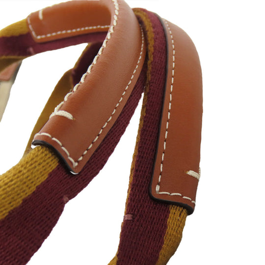 COACH Tote Bag CJ486 Canvas, Smooth Leather beige Tote 38 Women Used Authentic