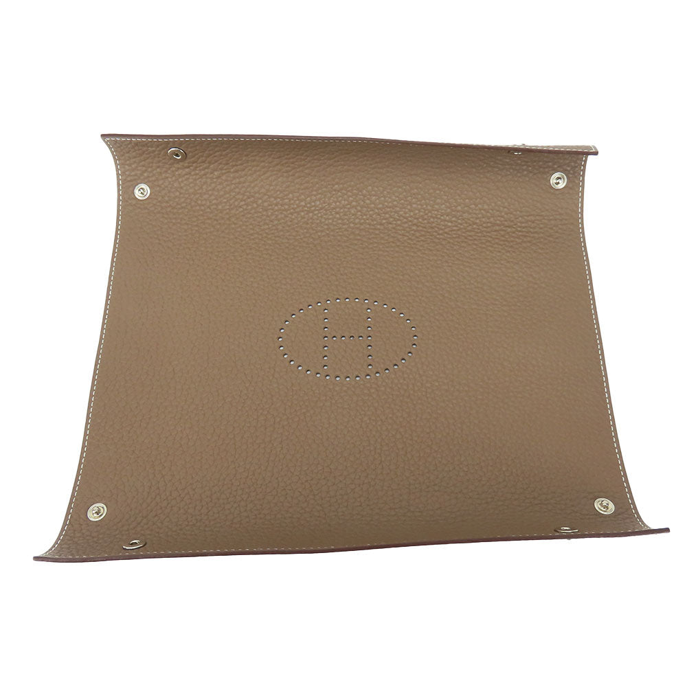 HERMES Other accessories Taurillon Clemence Etope Vidoposch Accessory tray unisex(Unisex) Used Authentic