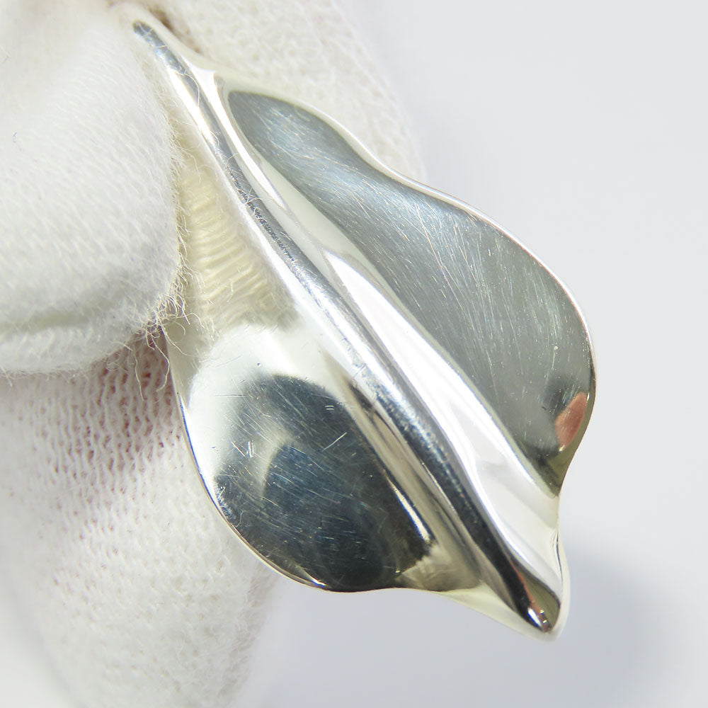 TIFFANY&Co. Necklace Silver925 Silver Leaf Women Used Authentic