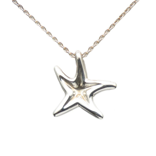 TIFFANY&Co. Necklace Silver925 Silver Star fish Women Used Authentic