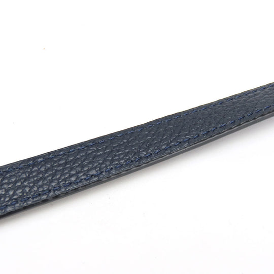 COACH Handbag 58874 leather Navy Women Used Authentic