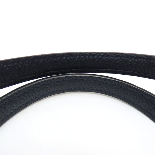 COACH Handbag 58874 leather Navy Women Used Authentic