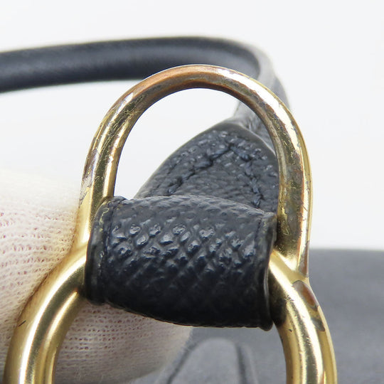 COACH Handbag F14928 leather Navy Crosby Carryall Women Used Authentic