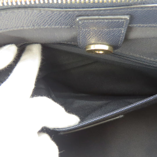 COACH Handbag F14928 leather Navy Crosby Carryall Women Used Authentic