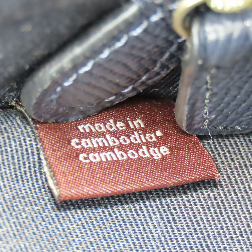 COACH Handbag F14928 leather Navy Crosby Carryall Women Used Authentic