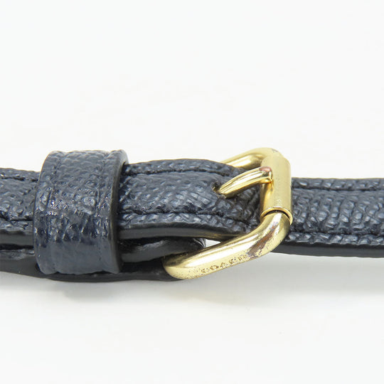 COACH Handbag F14928 leather Navy Crosby Carryall Women Used Authentic