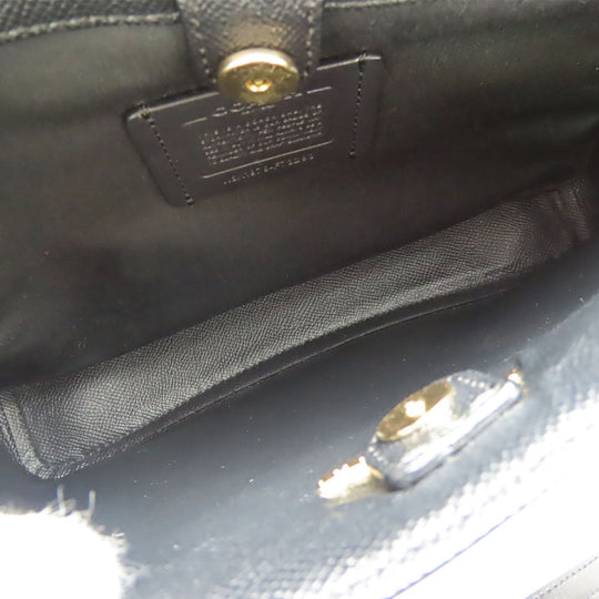 COACH Tote Bag F73293 leather Brown Women Used Authentic