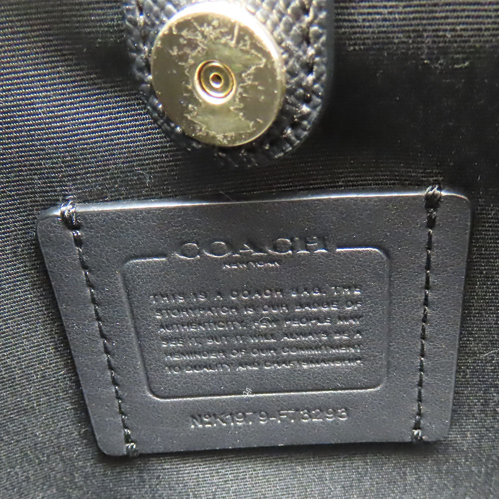 COACH Tote Bag F73293 leather Brown Women Used Authentic