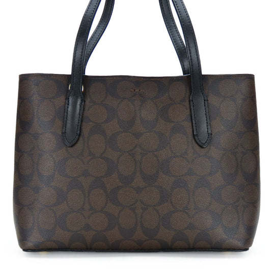 COACH Tote Bag F73293 leather Brown Women Used Authentic