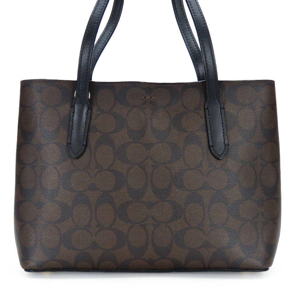 COACH Tote Bag F73293 leather Brown Women Used Authentic