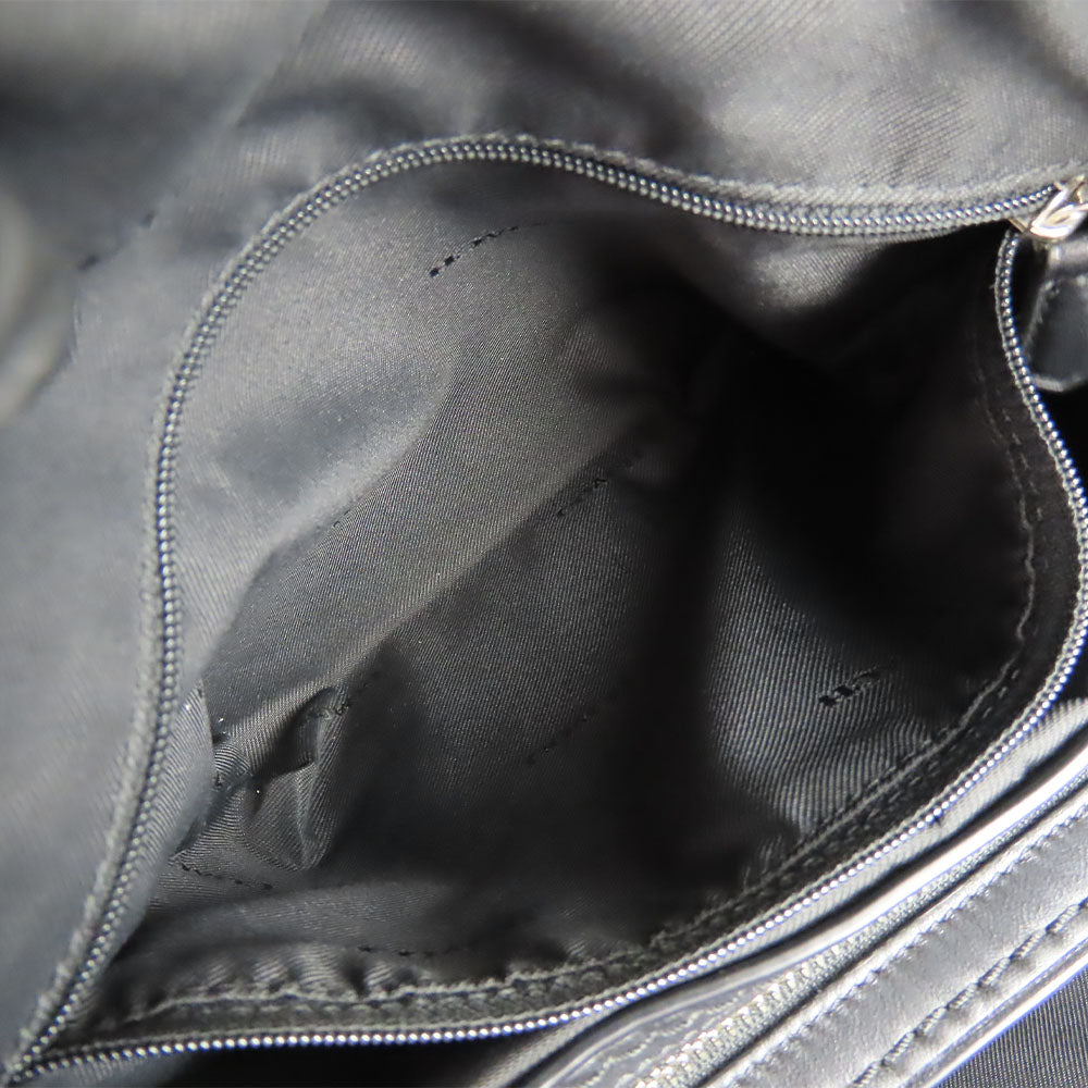 COACH Handbag 57933 Canvas, Leather black Women Used Authentic