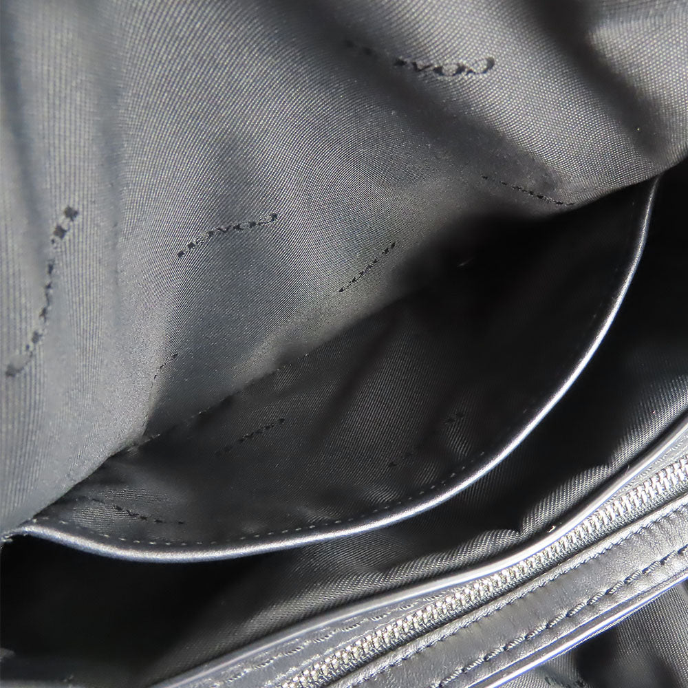 COACH Handbag 57933 Canvas, Leather black Women Used Authentic