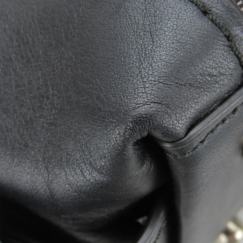 COACH Handbag 57933 Canvas, Leather black Women Used Authentic