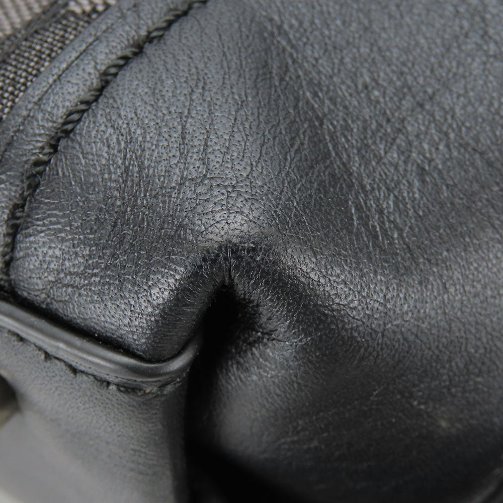 COACH Handbag 57933 Canvas, Leather black Women Used Authentic