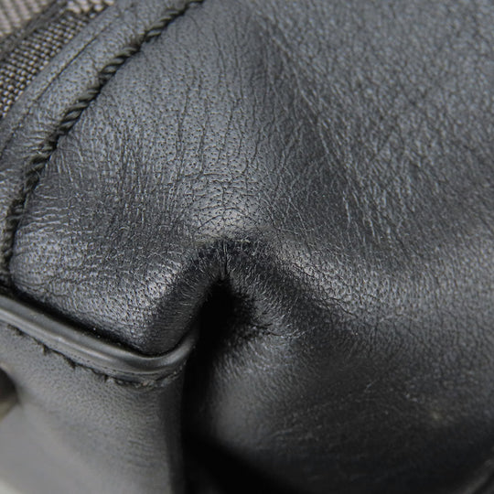 COACH Handbag 57933 Canvas, Leather black Women Used Authentic