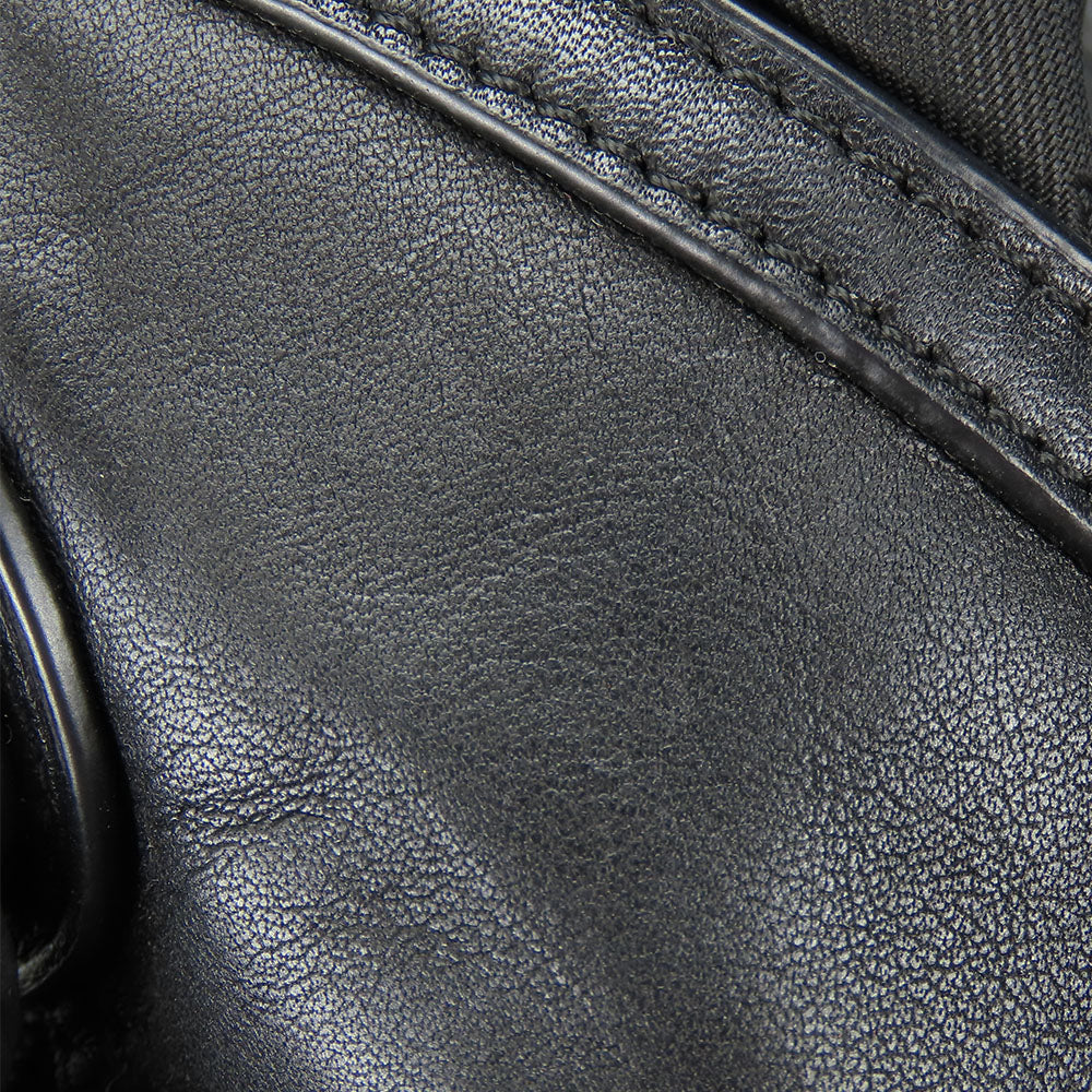 COACH Handbag 57933 Canvas, Leather black Women Used Authentic