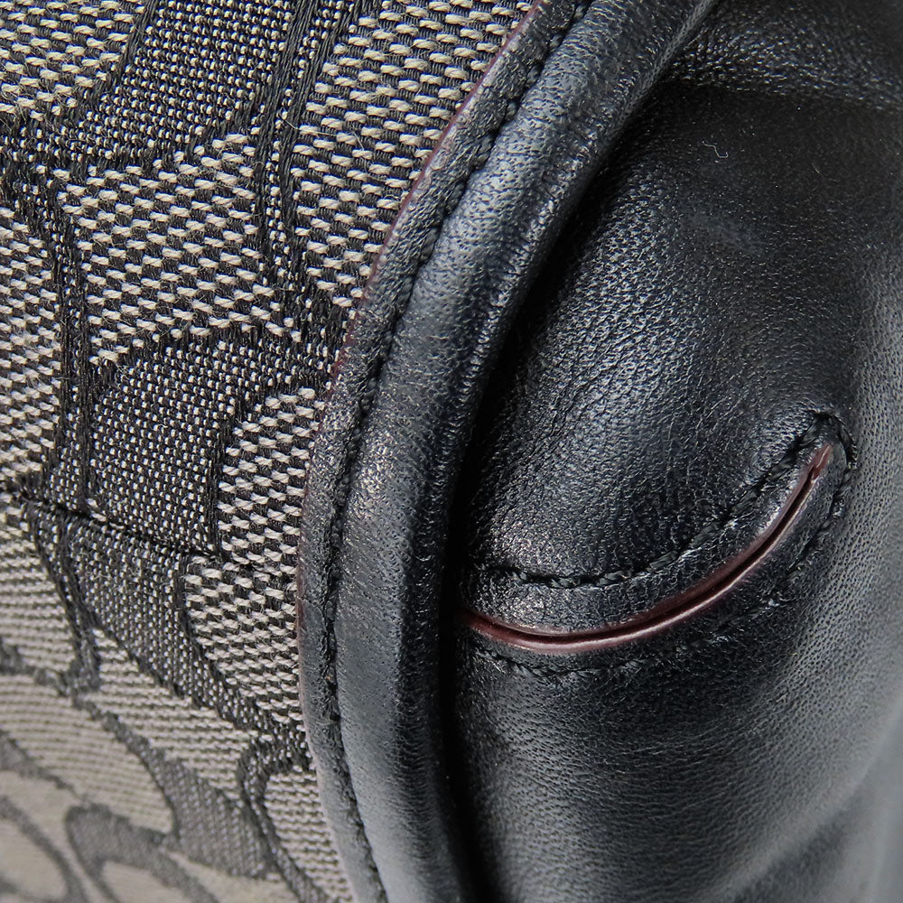 COACH Tote Bag F36424 Canvas, Leather black Phoebe Women Used Authentic