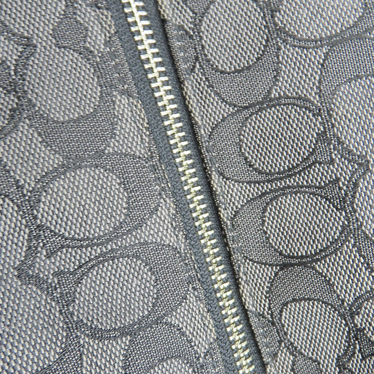 COACH Tote Bag F36424 Canvas, Leather black Phoebe Women Used Authentic