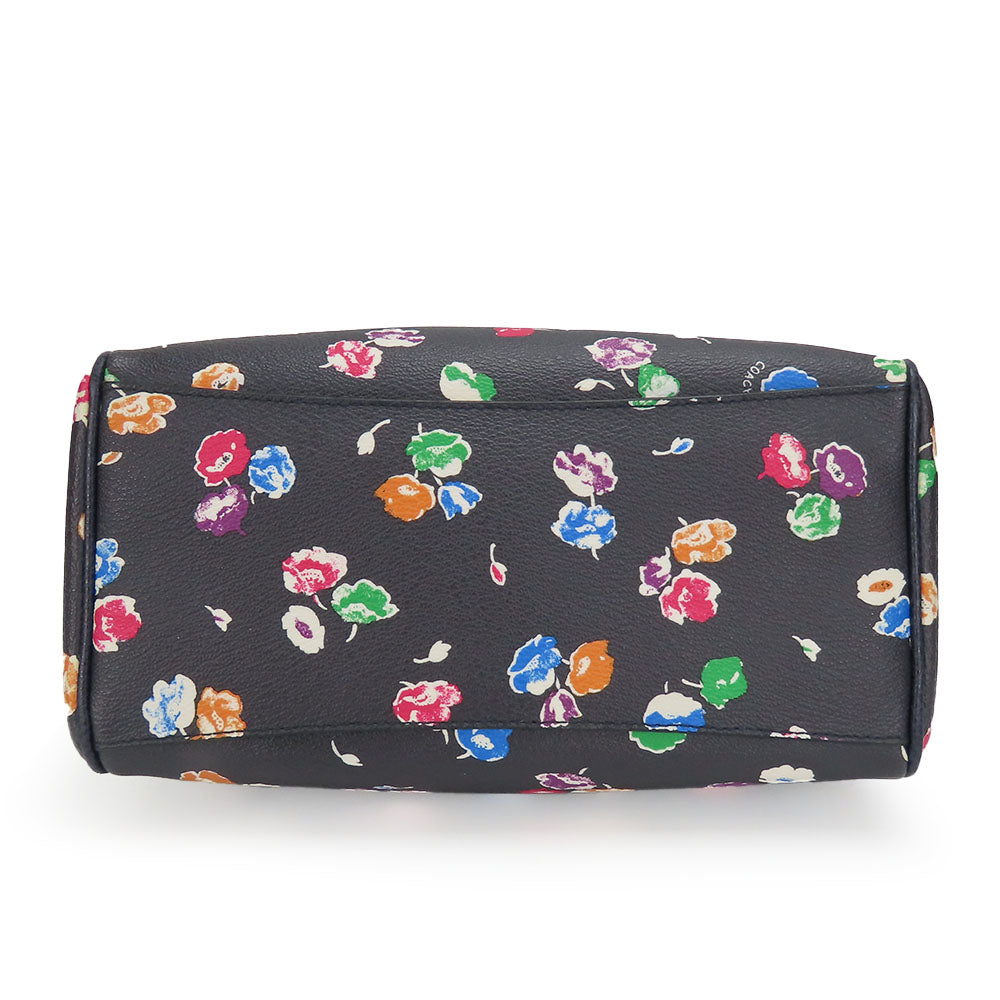 COACH Handbag F37491 Leather, PVC black Women Used Authentic