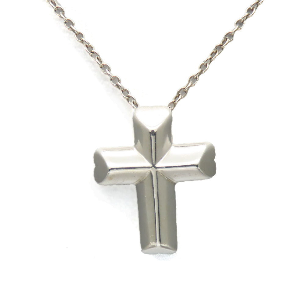 TIFFANY&Co. Necklace Silver925 Silver Tenderness Heart Cross Women Used Authentic