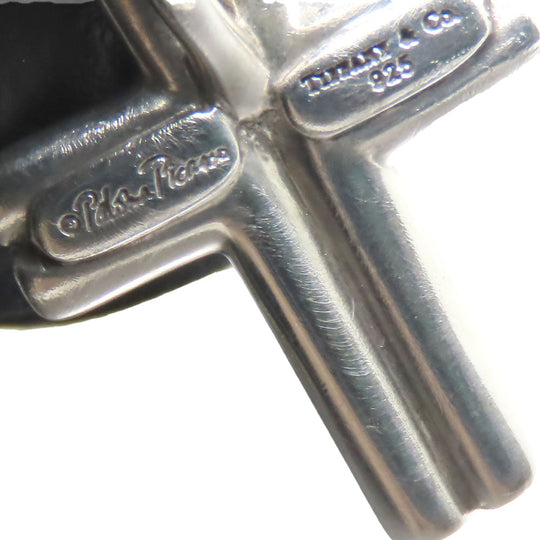 TIFFANY&Co. Necklace Silver925 Silver Tenderness Heart Cross Women Used Authentic