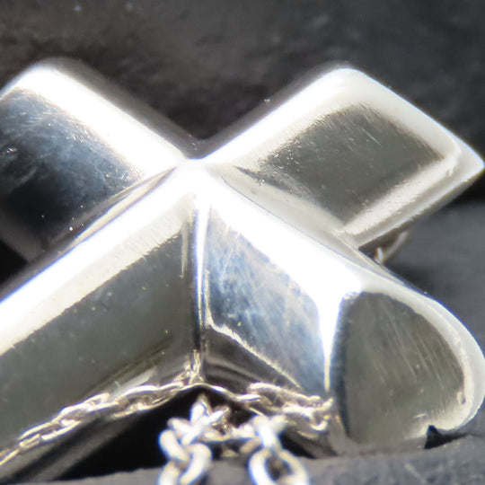 TIFFANY&Co. Necklace Silver925 Silver Tenderness Heart Cross Women Used Authentic