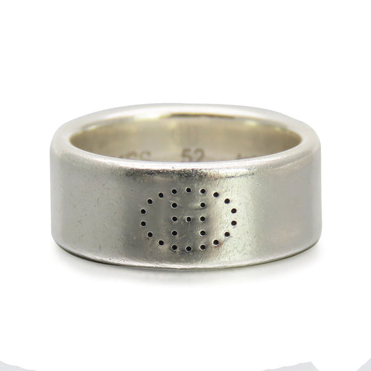 HERMES Ring Silver925 Silver Evelyn unisex(Unisex) 52 Used Authentic