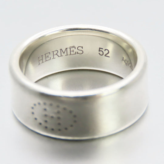 HERMES Ring Silver925 Silver Evelyn unisex(Unisex) 52 Used Authentic