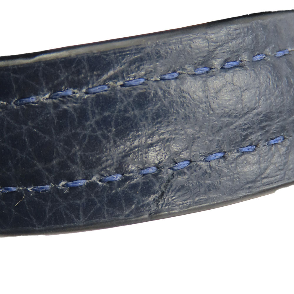 COACH Tote Bag F54687 leather Navy Women Used Authentic