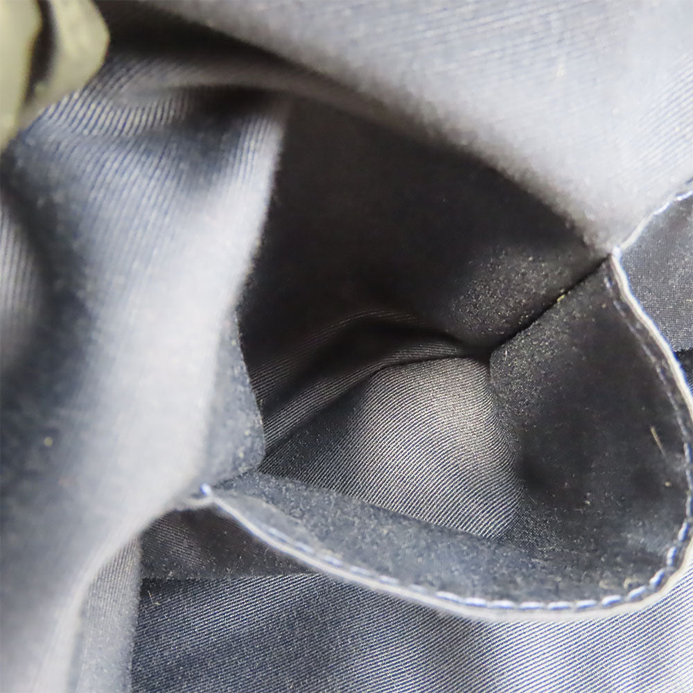 COACH Tote Bag F54687 leather Navy Women Used Authentic