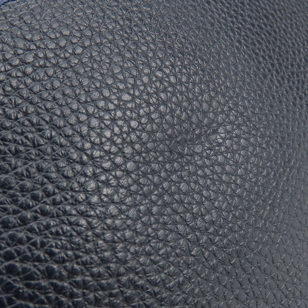 COACH Tote Bag F54687 leather Navy Women Used Authentic