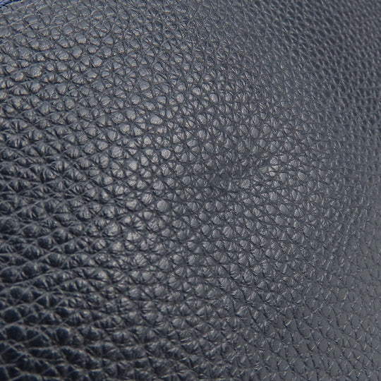 COACH Tote Bag F54687 leather Navy Women Used Authentic