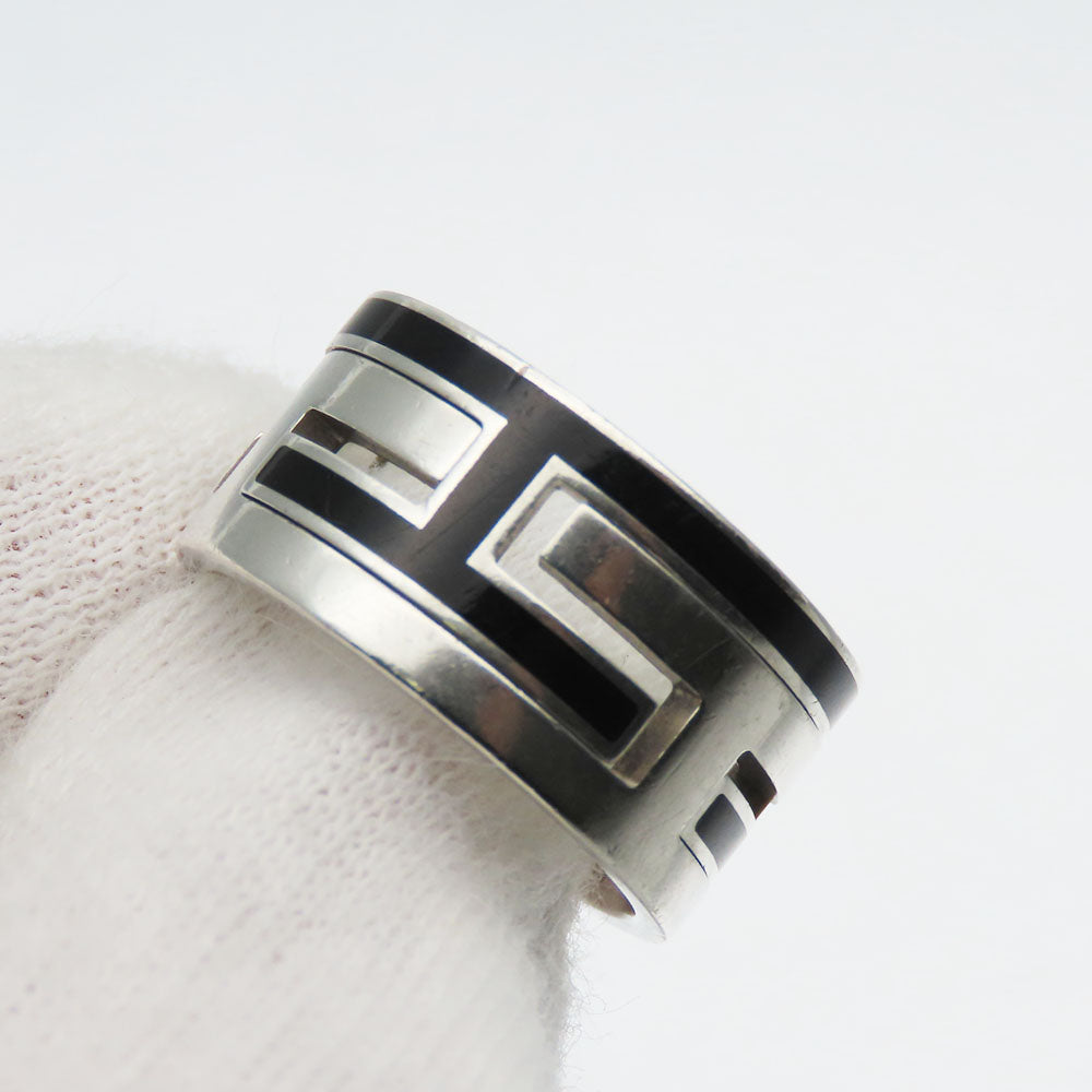 HERMES Ring Silver925 black Move ash
