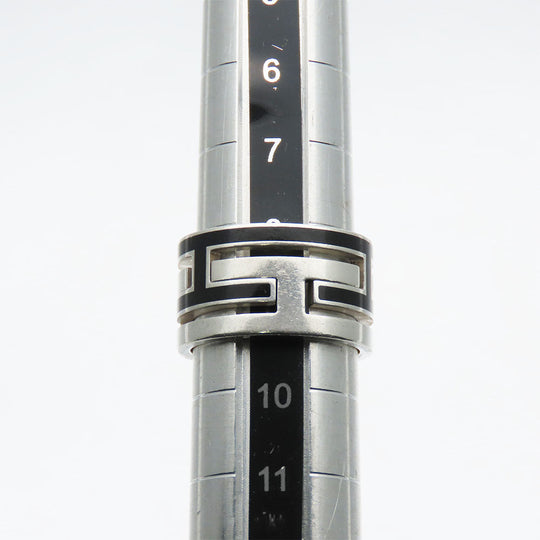 HERMES Ring Silver925 black Move ash