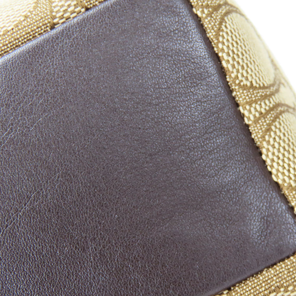 COACH Handbag F36625 Canvas, Leather beige Women Used Authentic