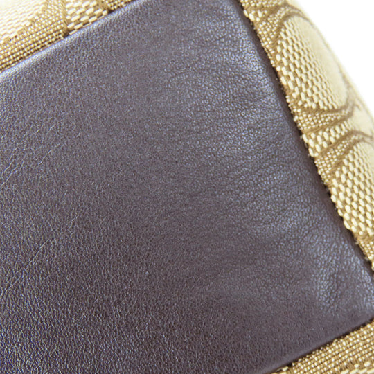 COACH Handbag F36625 Canvas, Leather beige Women Used Authentic