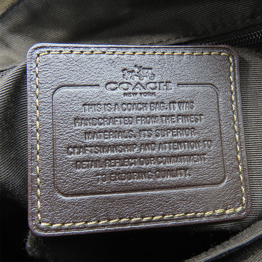 COACH Handbag F36625 Canvas, Leather beige Women Used Authentic